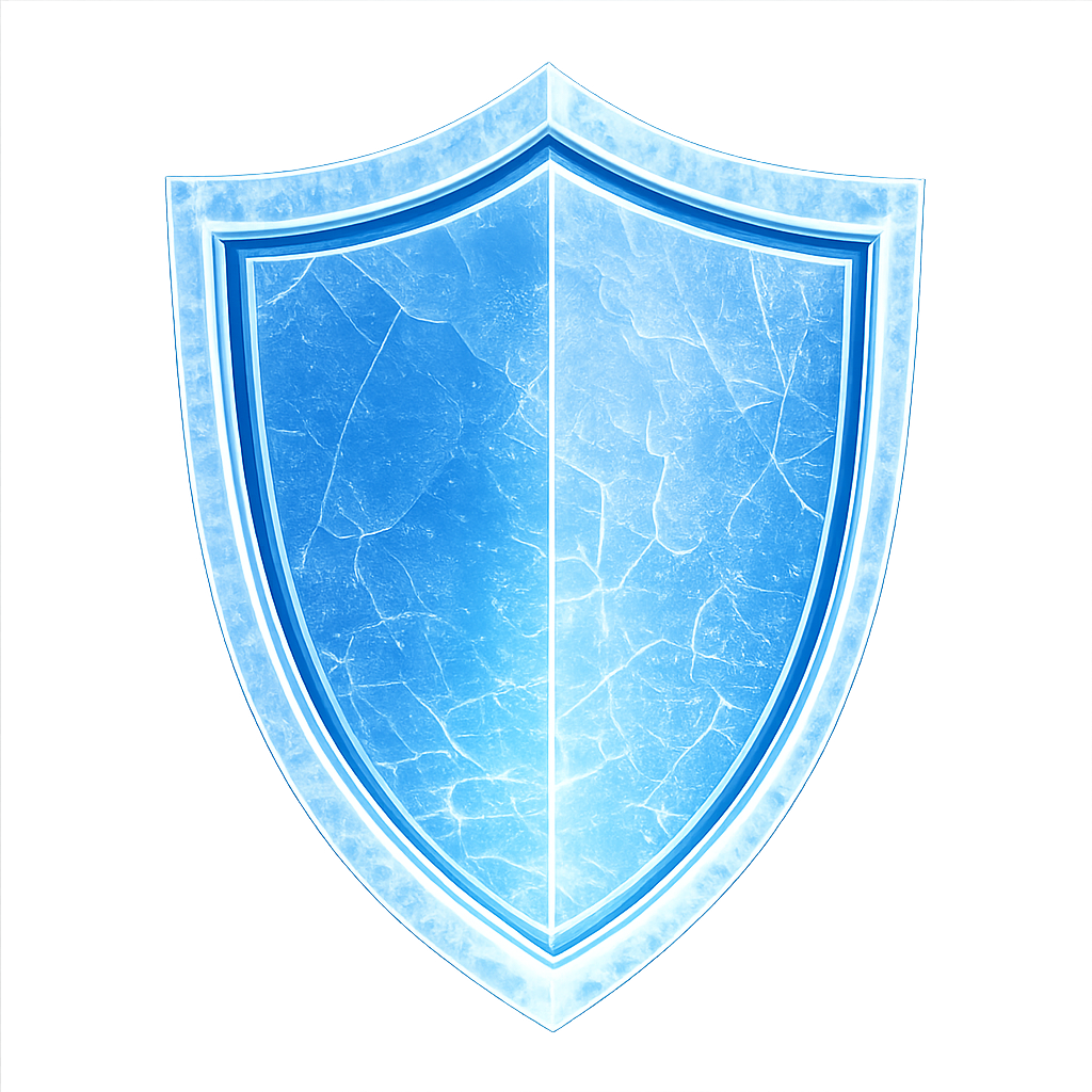 Frozen River Security shield mark